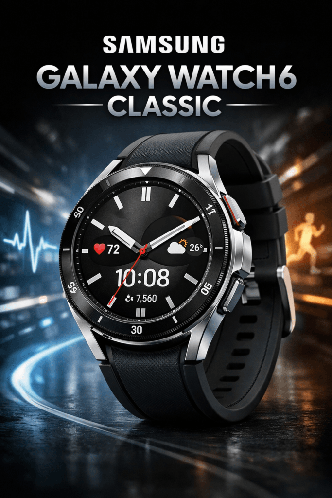 Samsung Galaxy Watch 6 Classic: O Smartwatch Premium que Redefine a Experiência no Pulso