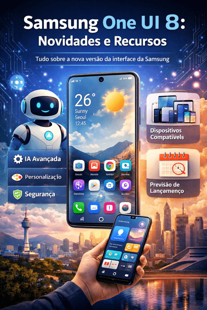 Samsung One UI 8 traz design renovado, IA avançada e maior integração no ecossistema Galaxy