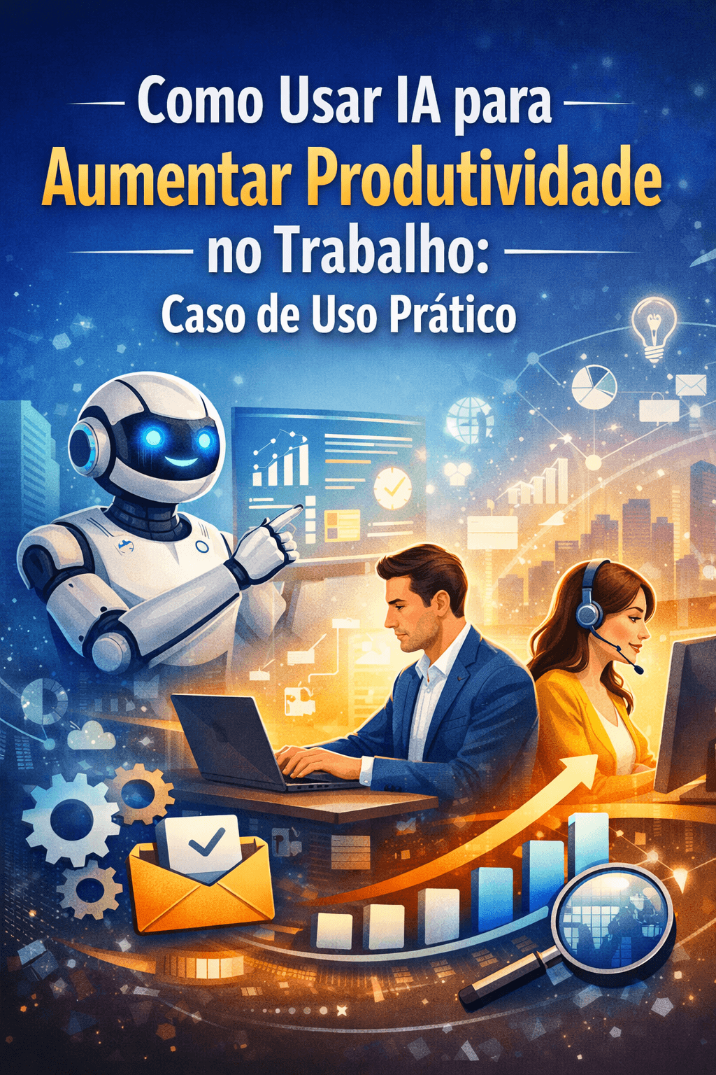 IA produtividade trabalho – guia prático com caso de uso