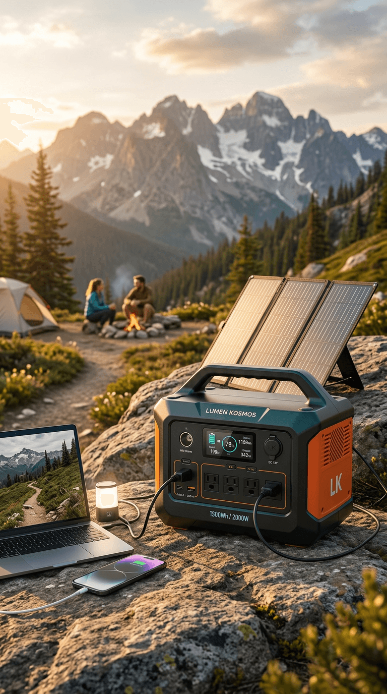 Estação de Energia Portátil: Autonomia, Sustentabilidade e Eficiência em Movimento